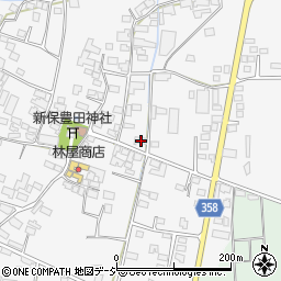 長野県中野市新保419周辺の地図