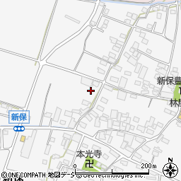 長野県中野市新保702周辺の地図