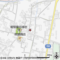 長野県中野市新保421周辺の地図