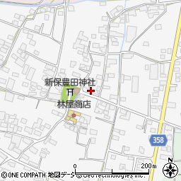 長野県中野市新保417周辺の地図