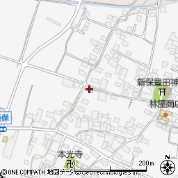 長野県中野市新保675周辺の地図