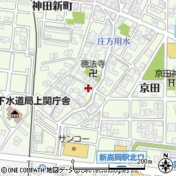 富山県高岡市京田258周辺の地図