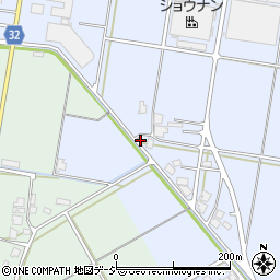 富山県高岡市福岡町赤丸886周辺の地図
