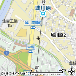 セブンイレブン富山城川原３丁目店周辺の地図