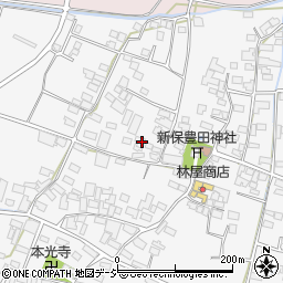 長野県中野市新保621周辺の地図