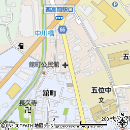 北陸銀行昭和通支店西高岡周辺の地図