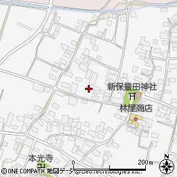 長野県中野市新保618周辺の地図