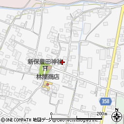 長野県中野市新保423周辺の地図