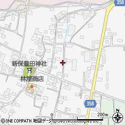 長野県中野市新保427周辺の地図