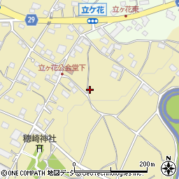 〒383-0054 長野県中野市立ケ花の地図