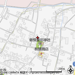 長野県中野市新保629周辺の地図