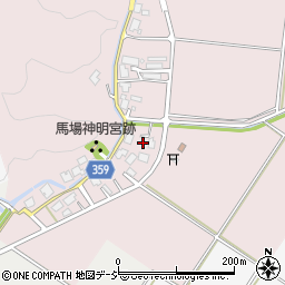 富山県高岡市福岡町馬場周辺の地図
