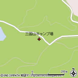 石川県森林公園三国山キャンプ場周辺の地図
