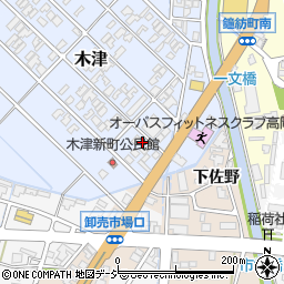 富山県高岡市木津1587周辺の地図