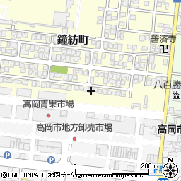 富山県高岡市鐘紡町7-64周辺の地図