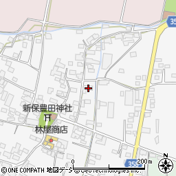 長野県中野市新保434周辺の地図