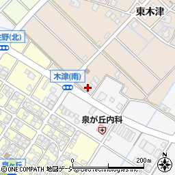 富山県高岡市木津1074周辺の地図