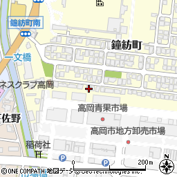 富山県高岡市鐘紡町9-56周辺の地図