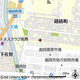 富山県高岡市鐘紡町9-58周辺の地図