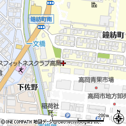 富山県高岡市鐘紡町9-63周辺の地図
