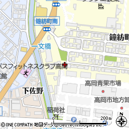 富山県高岡市鐘紡町9-64周辺の地図