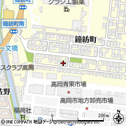 富山県高岡市鐘紡町9-52周辺の地図