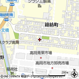 富山県高岡市鐘紡町9-53周辺の地図