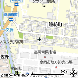 富山県高岡市鐘紡町9-51周辺の地図