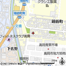 富山県高岡市鐘紡町9-45周辺の地図