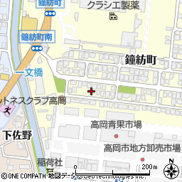 富山県高岡市鐘紡町9-48周辺の地図