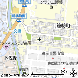 富山県高岡市鐘紡町9-47周辺の地図