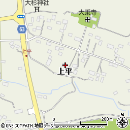 栃木県塩谷郡塩谷町上平244周辺の地図