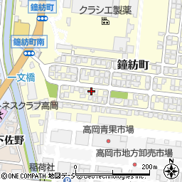 富山県高岡市鐘紡町9-37周辺の地図