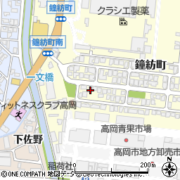 富山県高岡市鐘紡町9-41周辺の地図