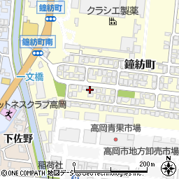 富山県高岡市鐘紡町9-39周辺の地図