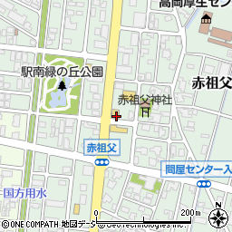 万さく高岡駅南店周辺の地図