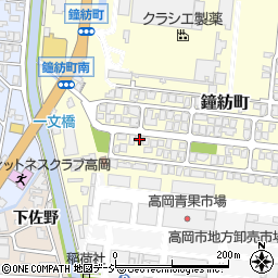 富山県高岡市鐘紡町9-40周辺の地図