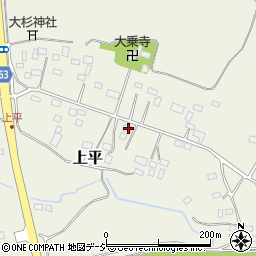 栃木県塩谷郡塩谷町上平252周辺の地図