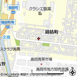 富山県高岡市鐘紡町9-32周辺の地図