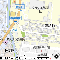 富山県高岡市鐘紡町9-27周辺の地図