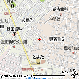 公文書写富山豊田教室周辺の地図