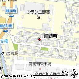 富山県高岡市鐘紡町9-12周辺の地図