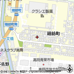 富山県高岡市鐘紡町9-15周辺の地図