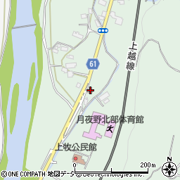 上牧郵便局 ＡＴＭ周辺の地図