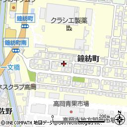 富山県高岡市鐘紡町9-14周辺の地図