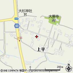 栃木県塩谷郡塩谷町上平241周辺の地図