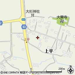 栃木県塩谷郡塩谷町上平237周辺の地図