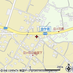 長野県中野市立ケ花235-1周辺の地図