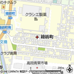 富山県高岡市鐘紡町9-11周辺の地図