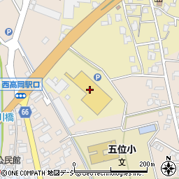 ＴＨＲＥＥＰＰＹひらせい高岡内島店周辺の地図